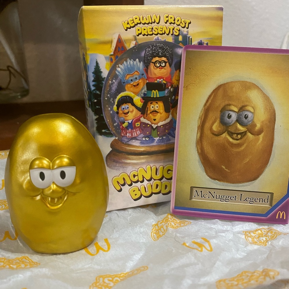 McDonald’s RARE gold McNugget Buddy - McNugget Legend